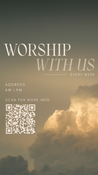 Serene Sunday Church Service Instagram Reel