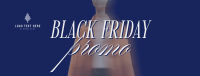 Black Friday Minimalist Promo Facebook Cover Image Preview