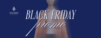 Black Friday Minimalist Promo Facebook Cover Image Preview