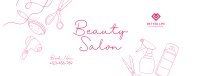 Beauty Salon Services Facebook Cover Design