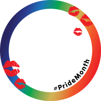 Kiss mark Pride Facebook Profile Picture Design