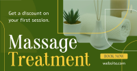 Relaxing Massage Facebook Ad