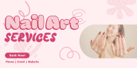 Nail Art Services Twitter Post