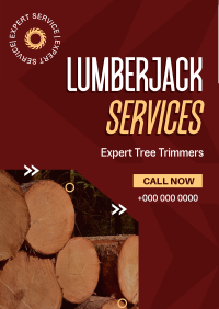 Expert Lumberjack Services Flyer