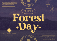 World Forest Day  Postcard