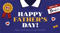 Illustration Father's Day Animation Design