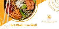 Healthy Food Sushi Bowl Twitter Post