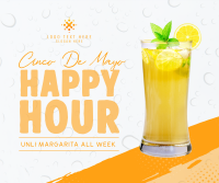 Cinco De Mayo Happy Hour Facebook Post