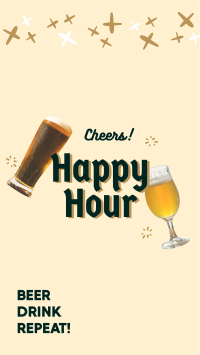 Cheers Happy Hour Facebook Story