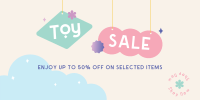 Cute Toys Sale Promo Twitter Post