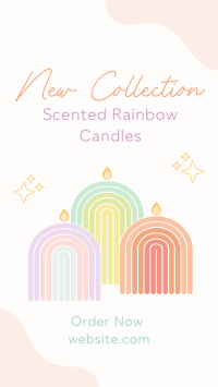 Rainbow Candle Collection Facebook Story