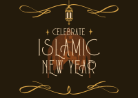 Celebrate Islamic New Year Postcard