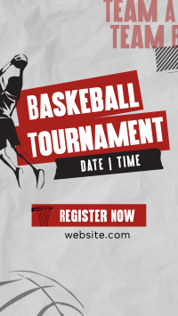 Sports Basketball Tournament TikTok Video