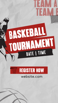 Sports Basketball Tournament Video