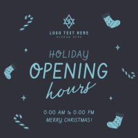 Quirky Holiday Opening Instagram Post