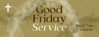  Good Friday Service Facebook Cover Design