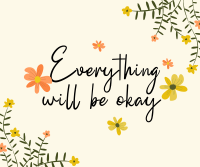 Everything will be okay Facebook Post