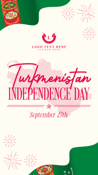 Celebrate Turkmenistan Instagram Reel Design