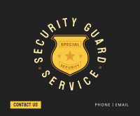 Top Badged Security Facebook Post Design