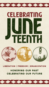 Retro Juneteenth Greeting Video