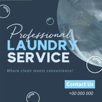 Professional Laundry Service Instagram Post