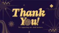 Quirky Thank You Facebook Event Cover