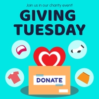 Giving Tuesday Charity Event Instagram Post Image Preview