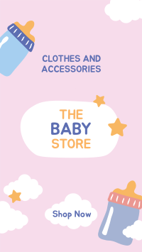 The Baby Store Instagram Story