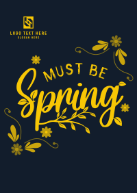 Must be Spring Poster