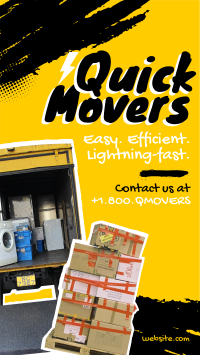 Quick Movers Facebook Story