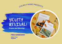 Church Youth Revival Postcard