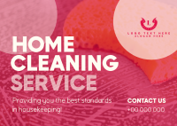 Bubble Cleaning Service Postcard Design