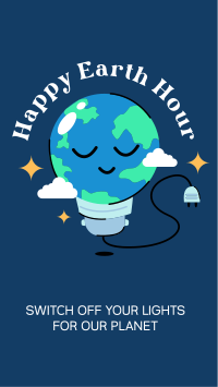 Happy Earth Hour Instagram Story