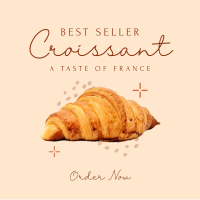 French Croissant Bestseller Instagram Post