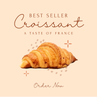 French Croissant Bestseller Instagram Post Image Preview