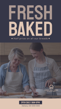 Bakery Bread Promo Instagram Story