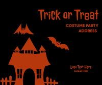 Trick or Treat Bat Mansion Facebook Post