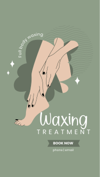 Leg Waxing Facebook Story