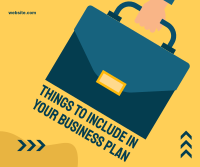 Business Plan Facebook Post