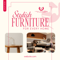 Stylish Furniture Store Instagram Post