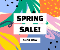 Fun Spring Sale Facebook Post Design