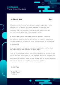 Technology Corporate Letterhead Image Preview