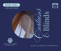 High Quality Curtains & Blinds Facebook Post