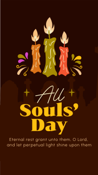 All Souls Day Prayer Facebook Story Design