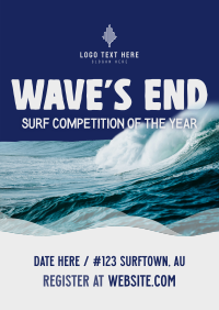 Surfing Competition Poster