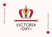 Victoria Day Crown Postcard