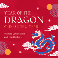 Year Of The Dragon Instagram Post