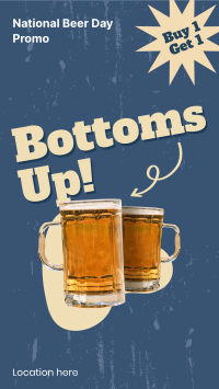 Bottoms Up Facebook Story