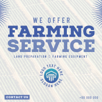 Trustworthy Farming Service Instagram Post