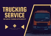 Trucking & Logistics Postcard